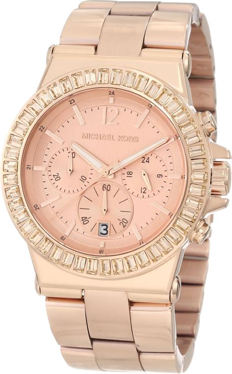 michael kors rose gold plated ladies watch mk5412|Michael Kors chronograph watch.